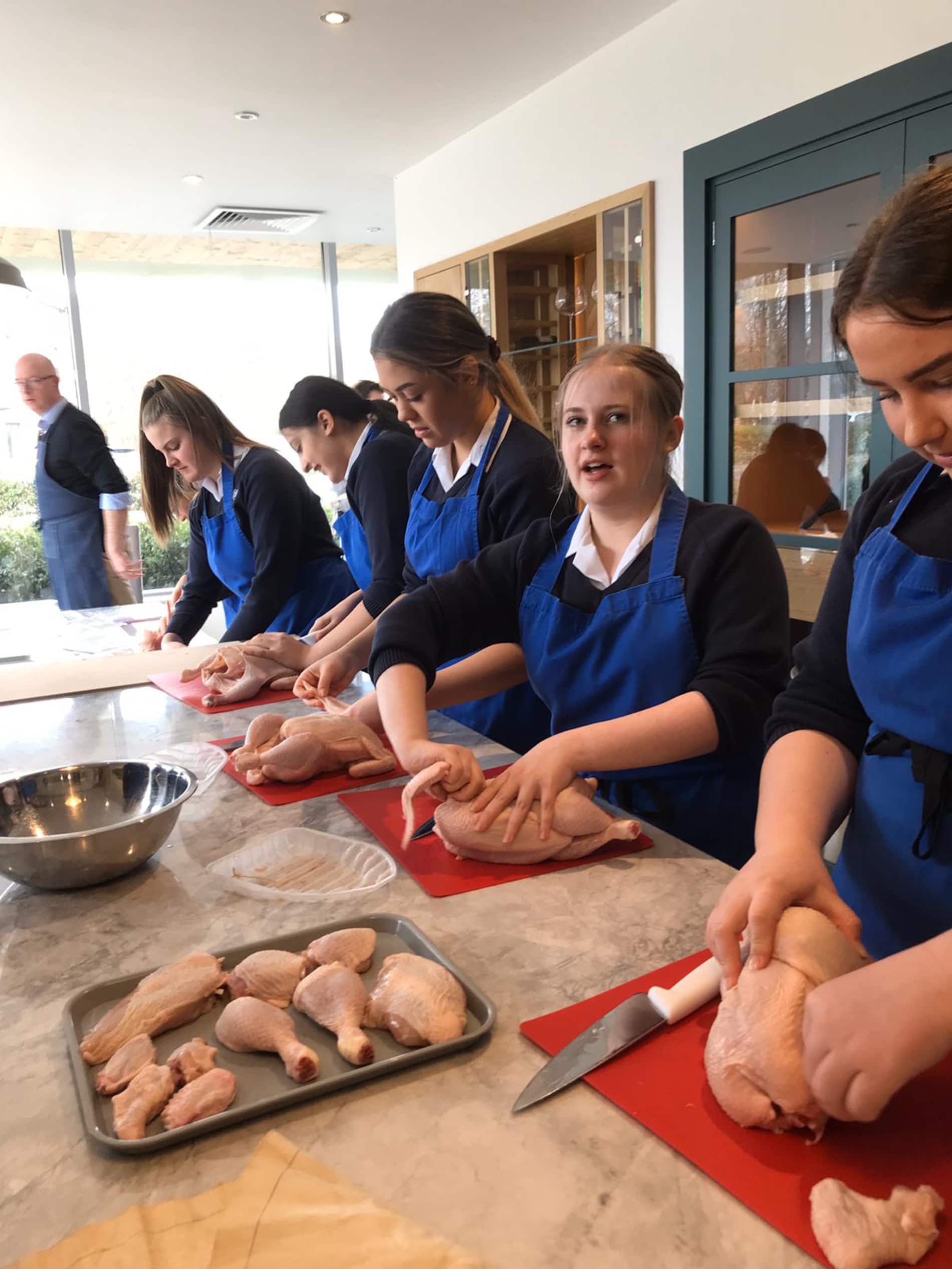 Cookery masterclass with Sheffield Girls School