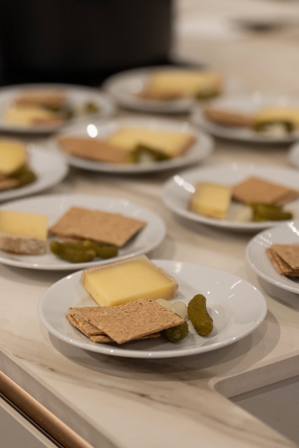 cheese and wine evening at sheffield showroom 4