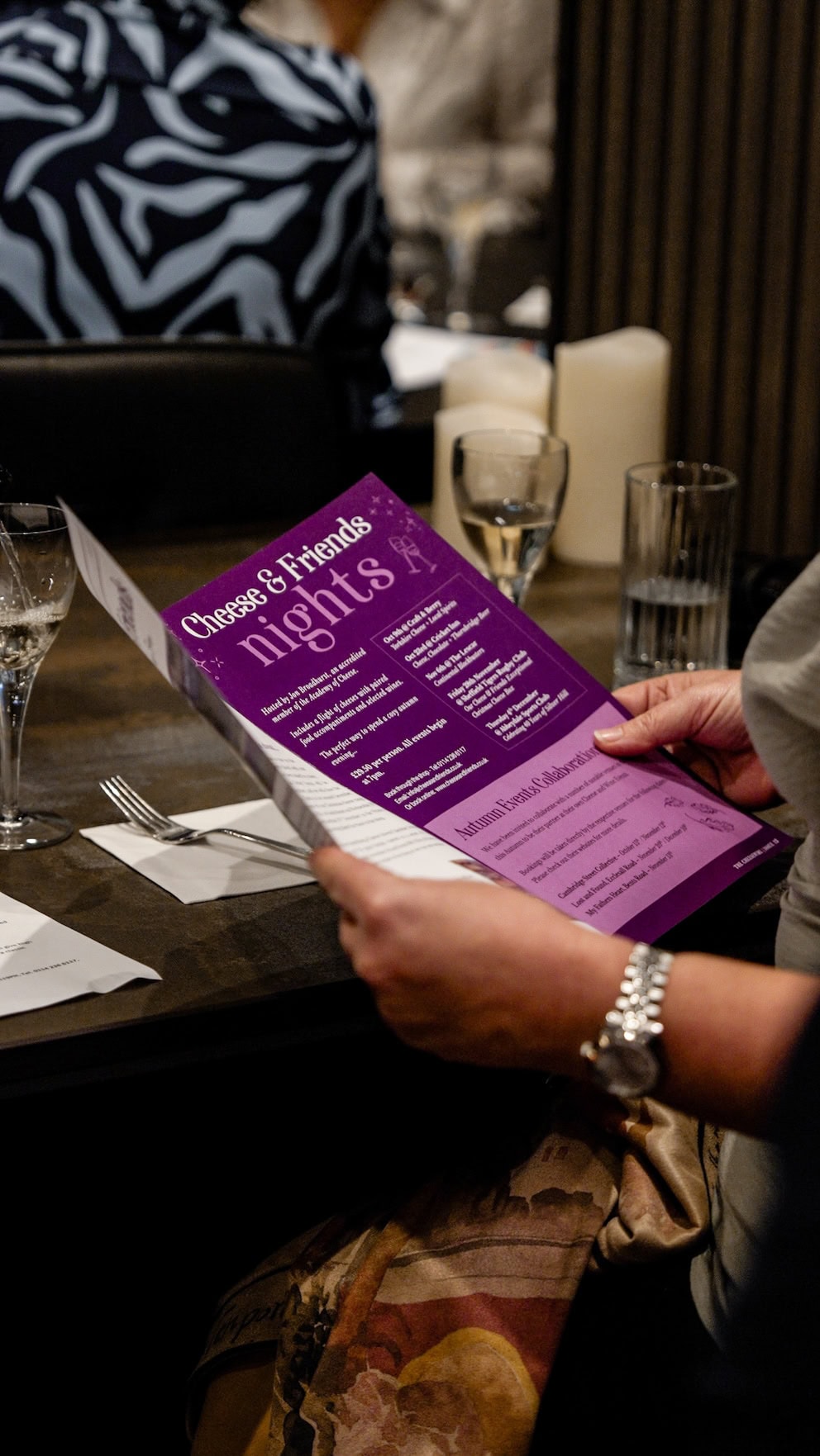 cheese and wine evening at sheffield showroom 43