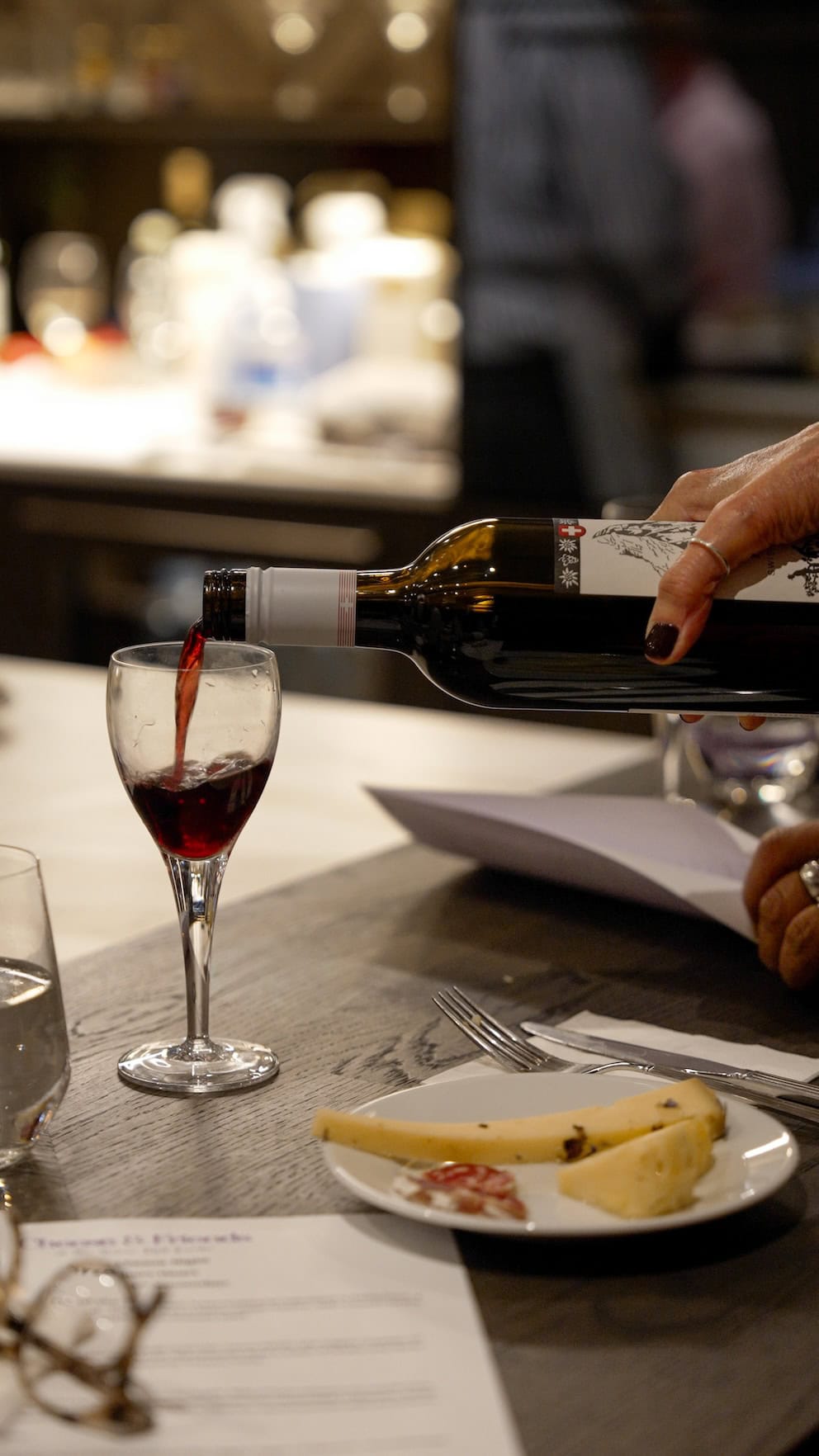 cheese and wine evening at sheffield showroom 67