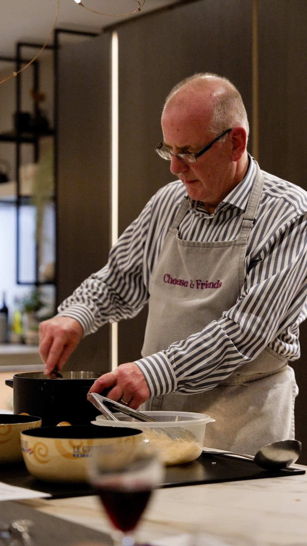 cheese and wine evening at sheffield showroom 68