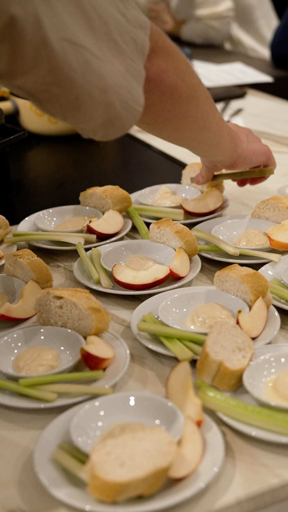 cheese and wine evening at sheffield showroom 7