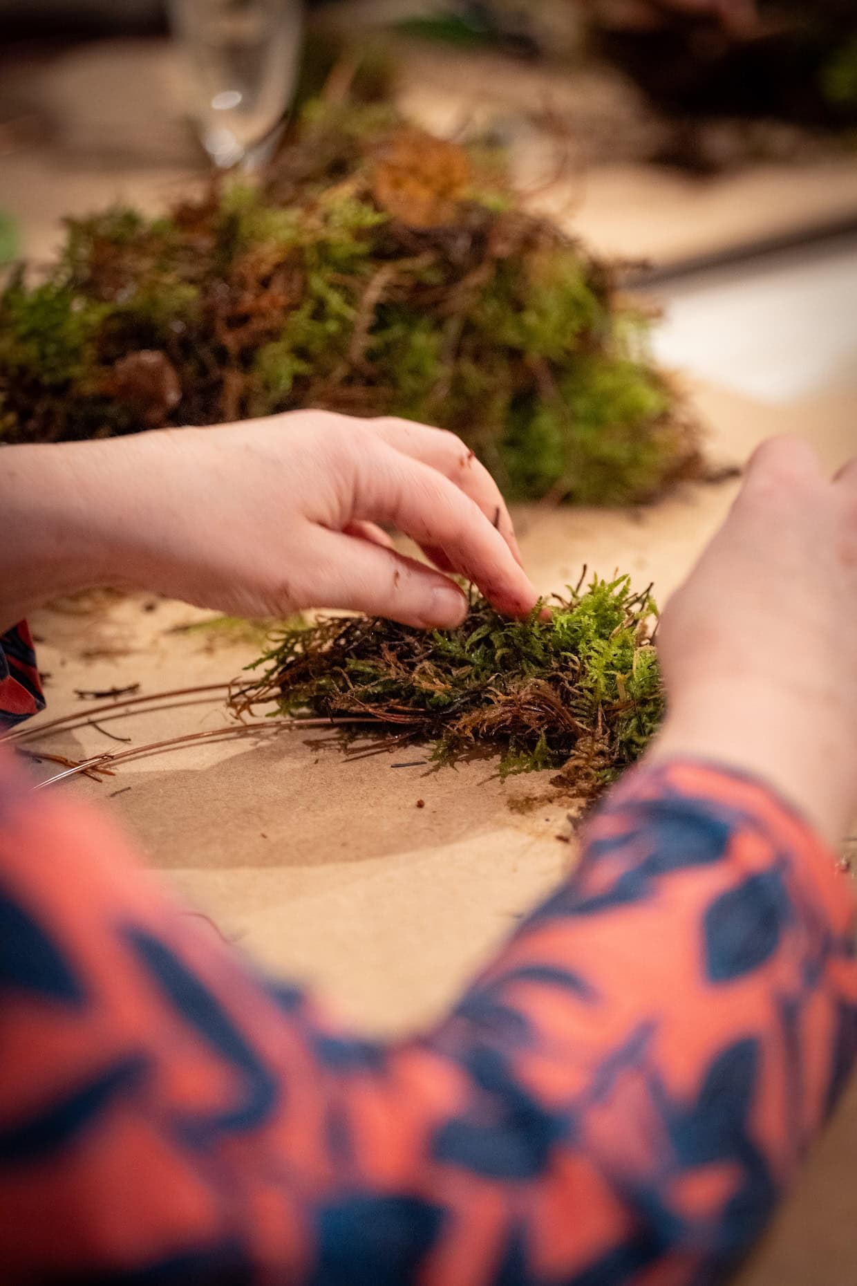 wreath making workshop